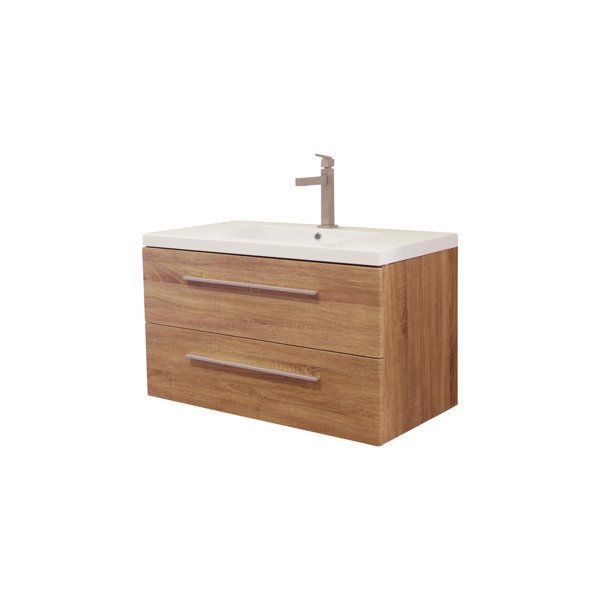 Hancock 36 Wall Mounted Single Bathroom Vanity Set & Reviews AllModern